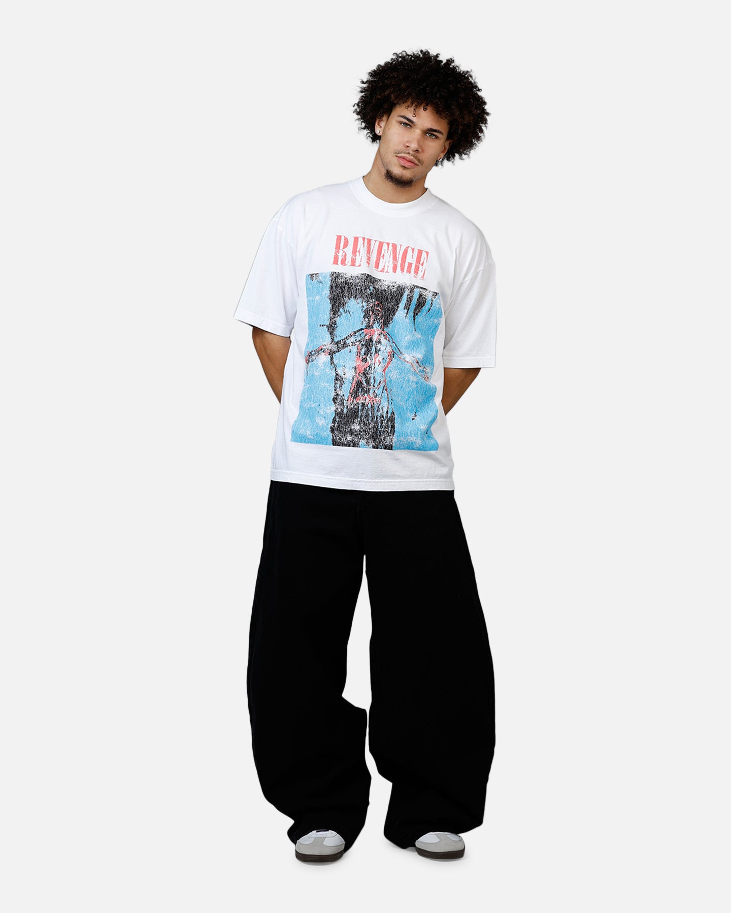 Revenge Silver T-Shirt White | Culture Kings US