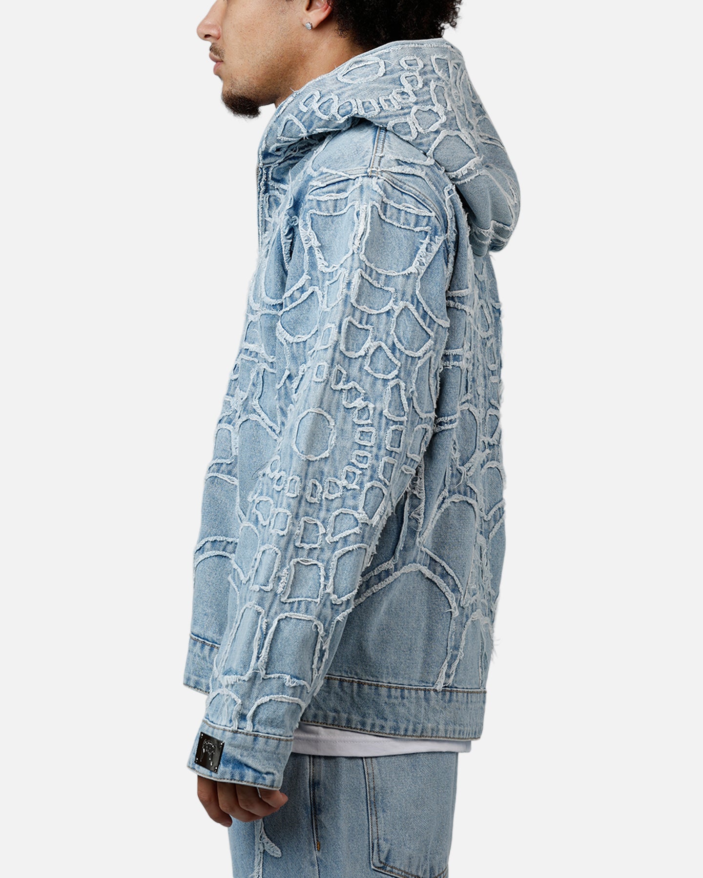 Revenge Spider Web Denim Jacket Blue | Culture Kings US Revenge Spider Web Denim Jacket Blue | Culture Kings US