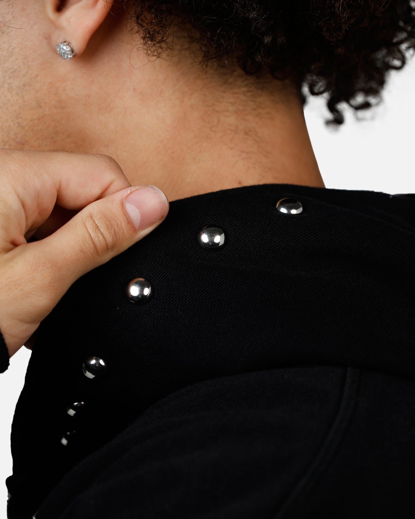 Revenge Tribal Skull Studded Zip Hoodie Black | Culture Kings US
