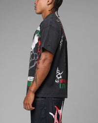 Loiter Freedom Vintage T-Shirt Black