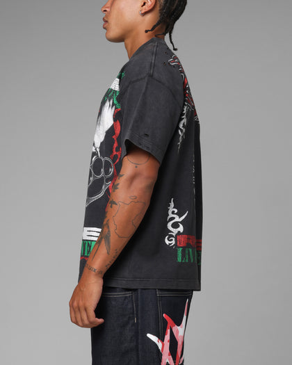 Loiter Freedom Vintage T-Shirt Black