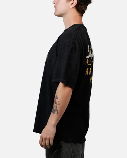 73Studio X Fallout: New Vegas Lucky 38 T-Shirt Black Acidwash