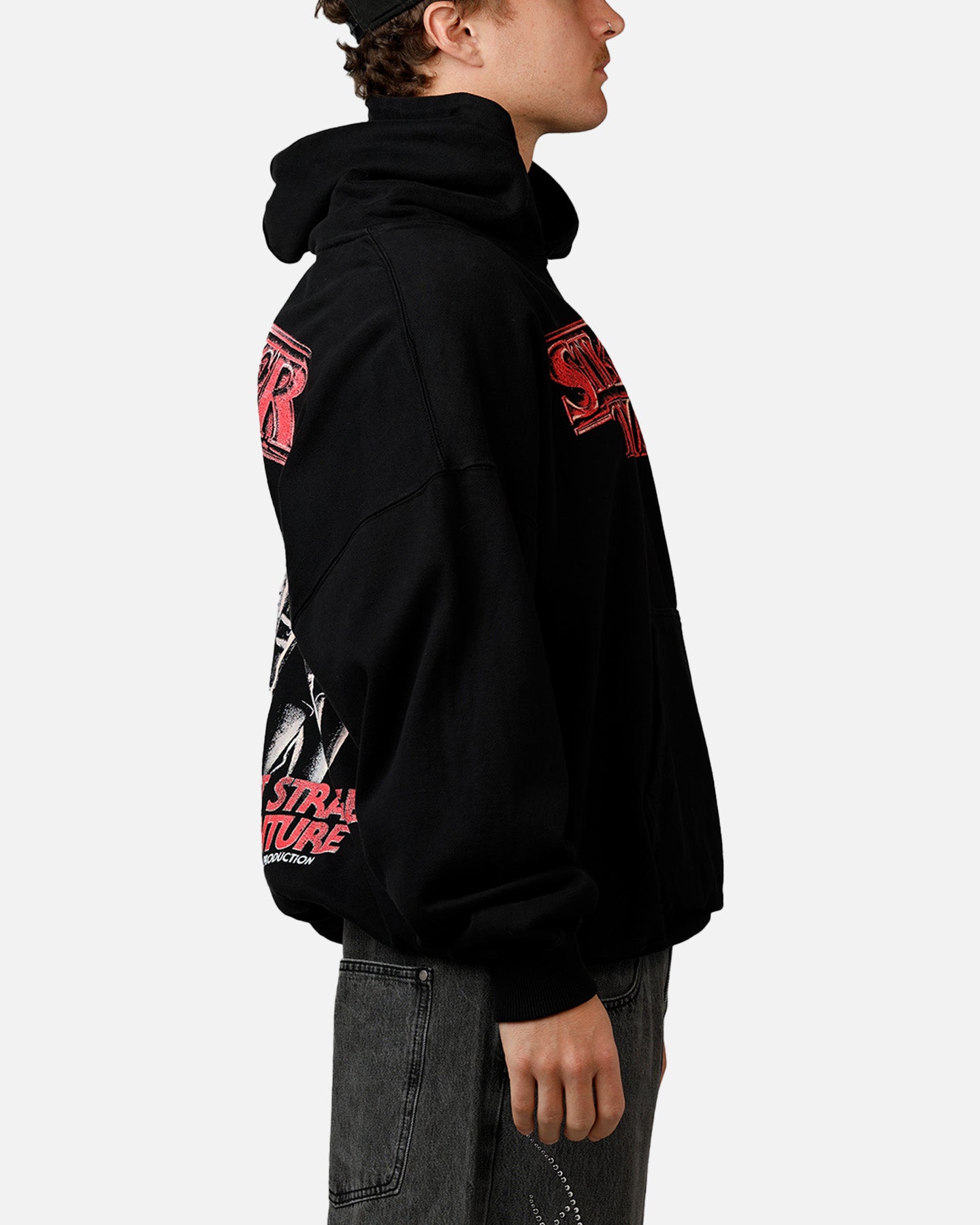 73Studio X Stranger Things Hawkins Heroes Hoodie Black | Culture