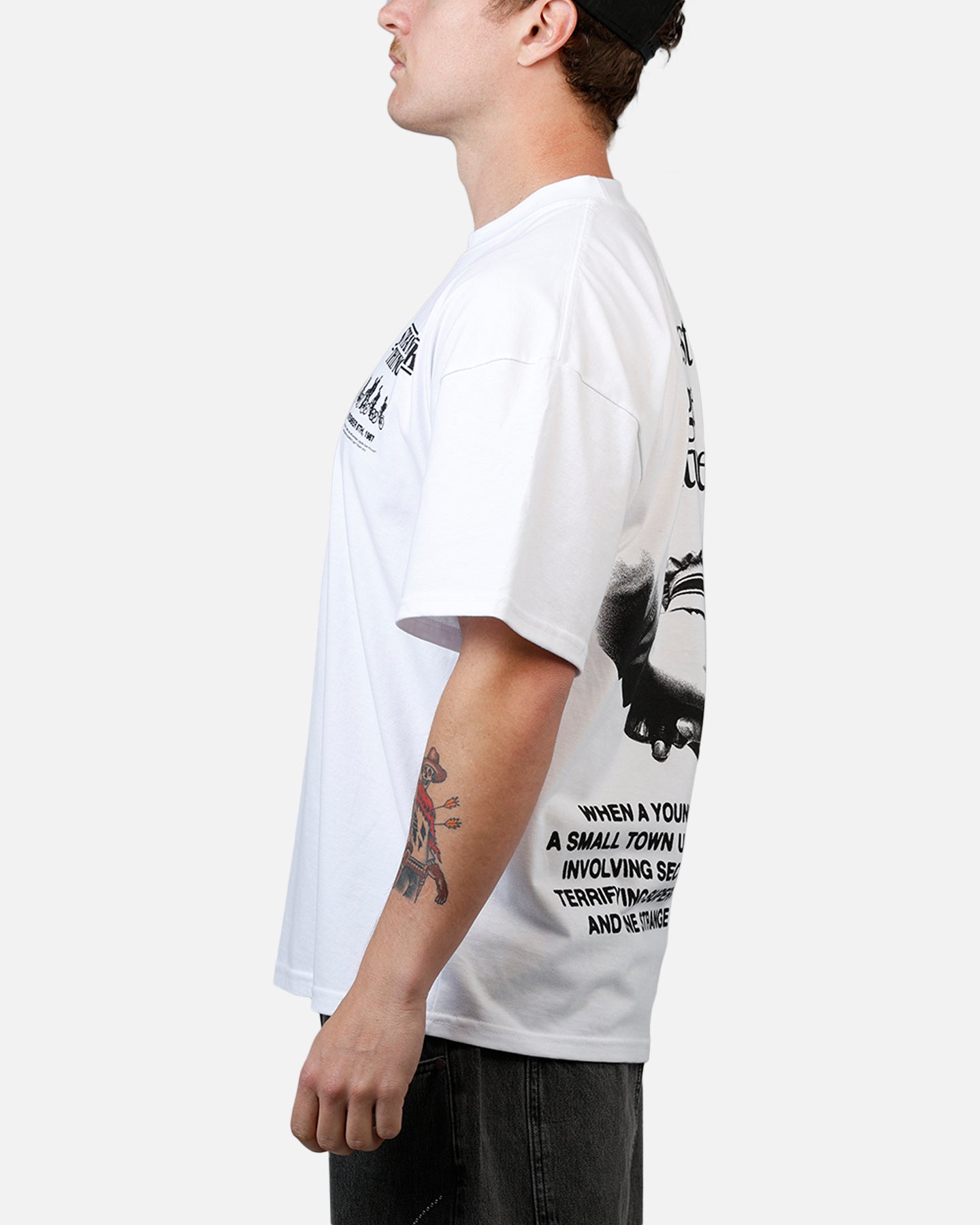 73Studio X Stranger Things One Last Adventure T-Shirt White