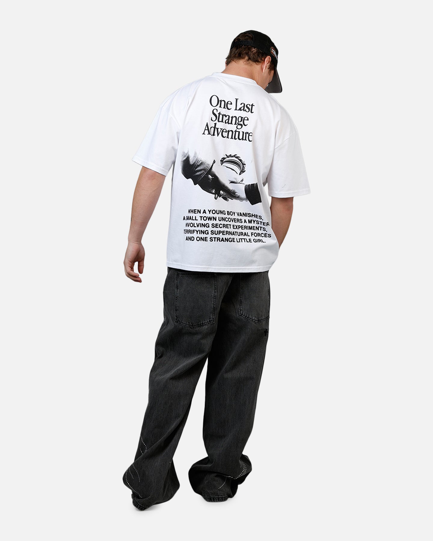 73Studio X Stranger Things One Last Adventure T-Shirt White