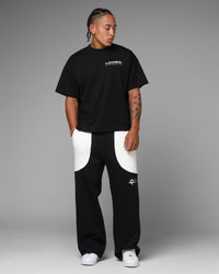 Loiter Jet Stream Chenille T-Shirt Black