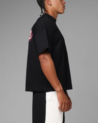 Loiter Jet Stream Chenille T-Shirt Black