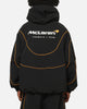 Mitchell & Ness X Mclaren Nylon Tracksuit Zip Hoodie Black/Papaya