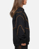Mitchell & Ness X Mclaren Nylon Tracksuit Zip Hoodie Black/Papaya