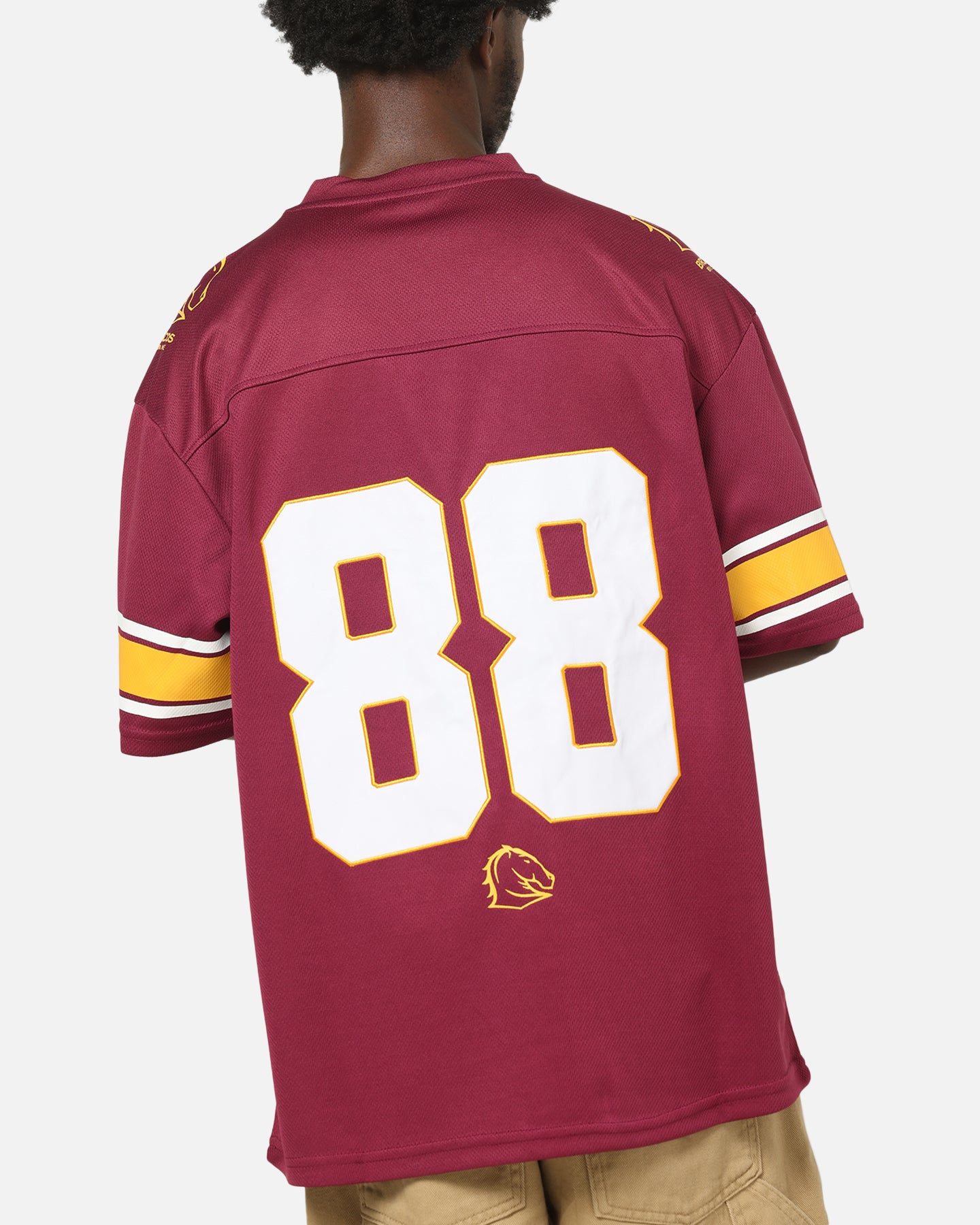 Bleacher Athletic Brisbane Broncos NRL Gridiron Mesh Jersey