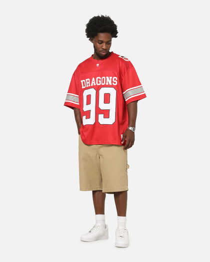 Bleacher Athletic St. George Illawarra Dragons NRL Gridiron Mesh Jersey Official Team Color