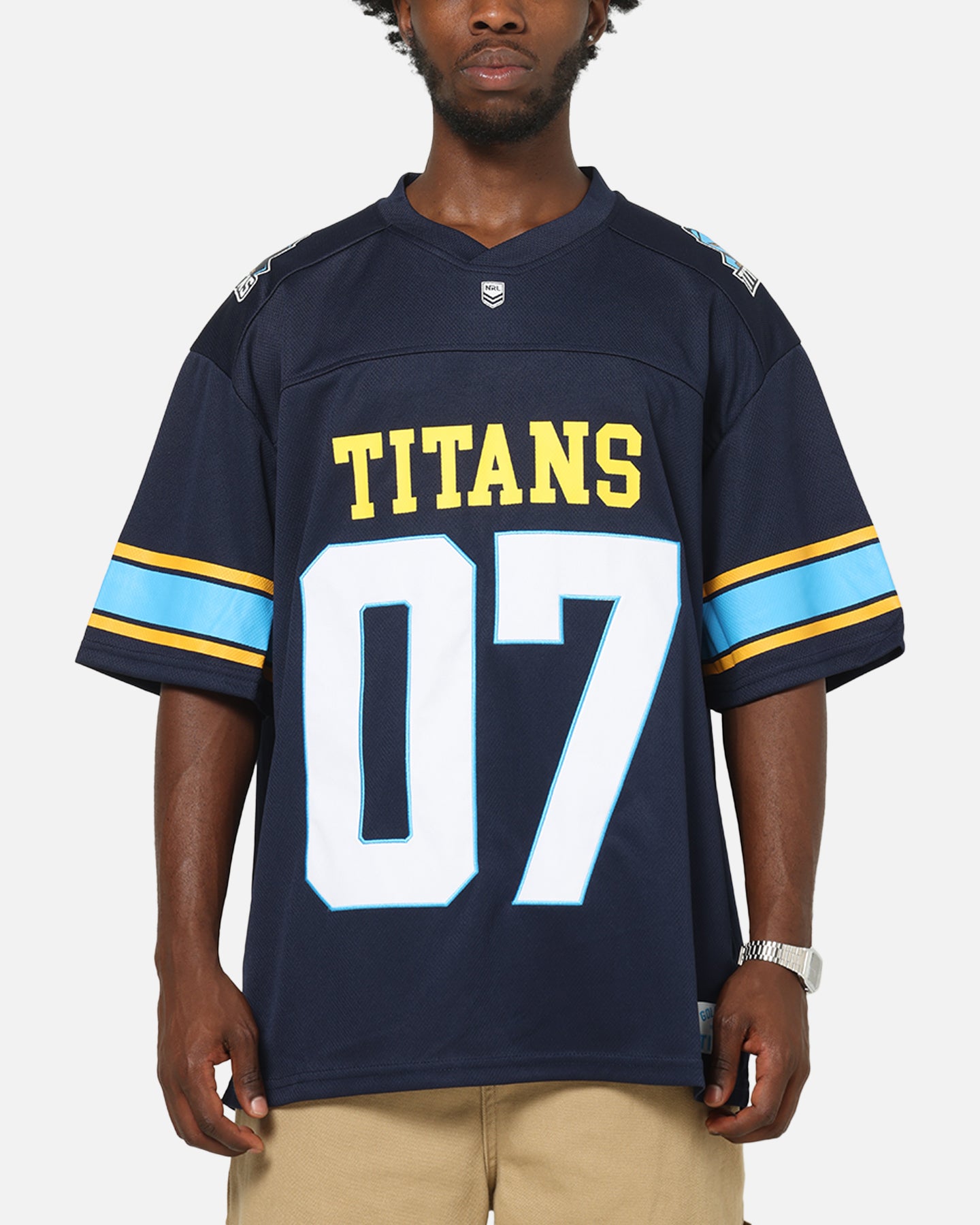 Bleacher Athletic Gold Coast Titans NRL Gridiron Mesh Jersey