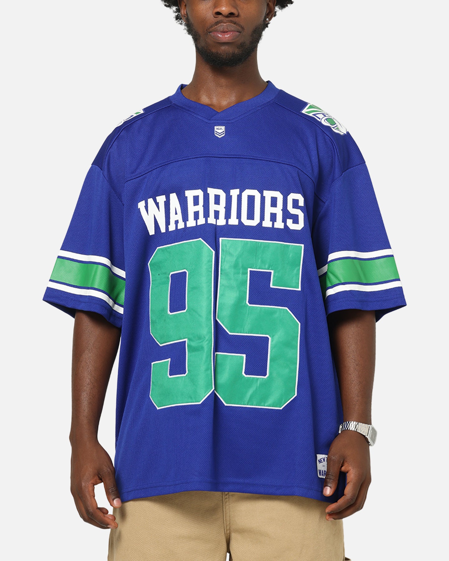 Bleacher Athletic New Zealand Warriors NRL Gridiron Mesh Jersey