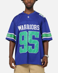 Bleacher Athletic New Zealand Warriors NRL Gridiron Mesh Jersey Official Team Color