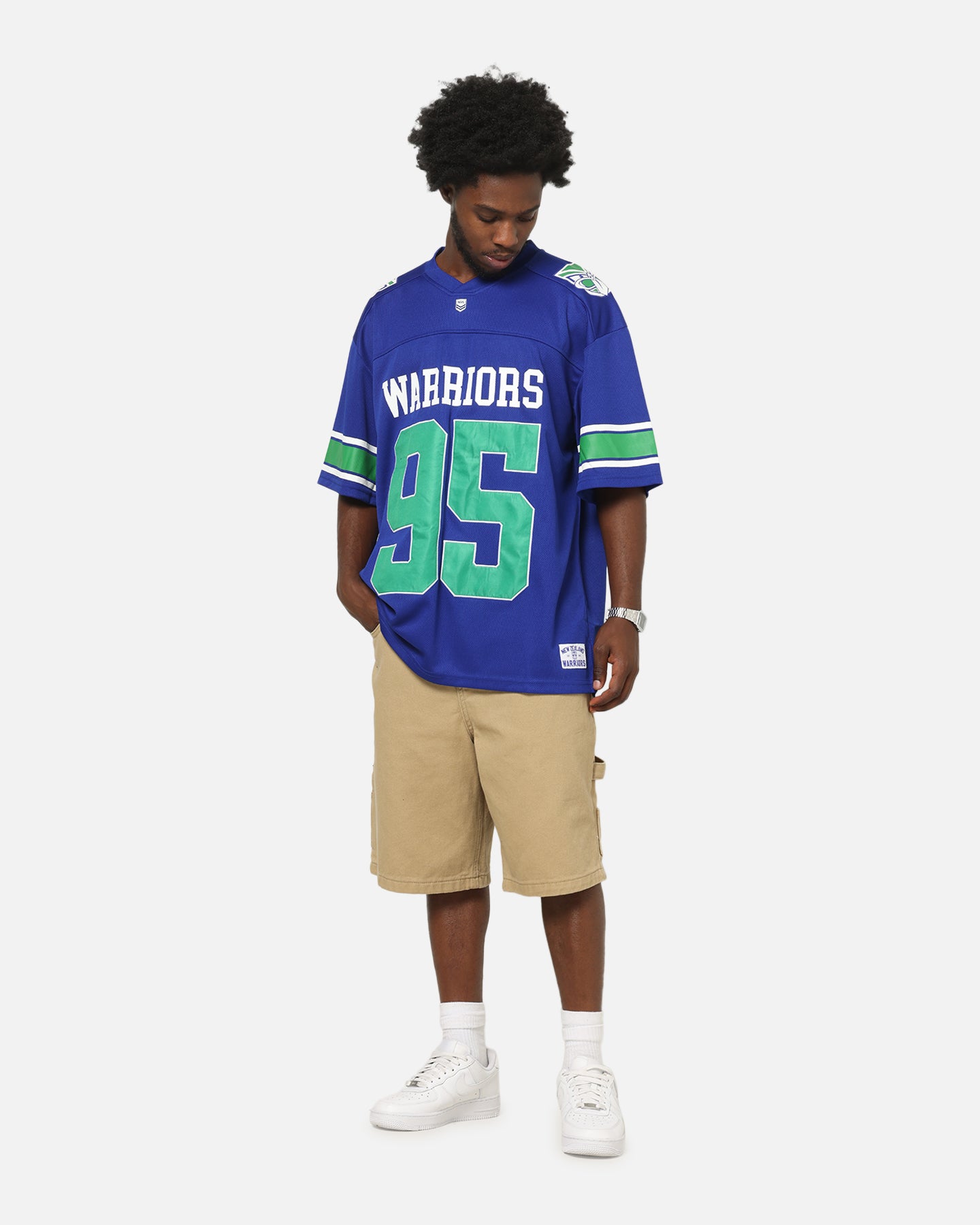 Bleacher Athletic New Zealand Warriors NRL Gridiron Mesh Jersey