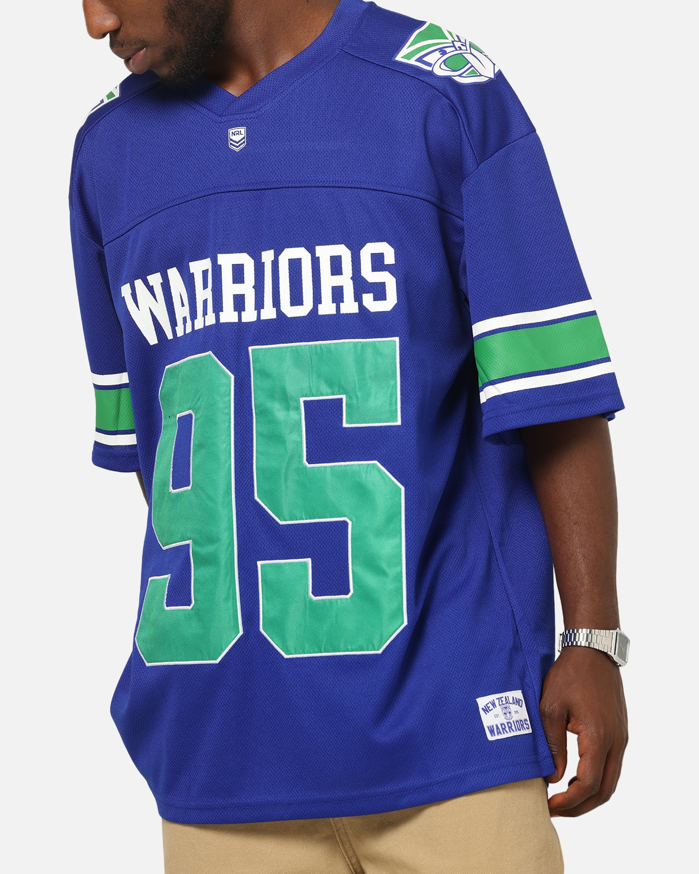 Bleacher Athletic New Zealand Warriors NRL Gridiron Mesh Jersey