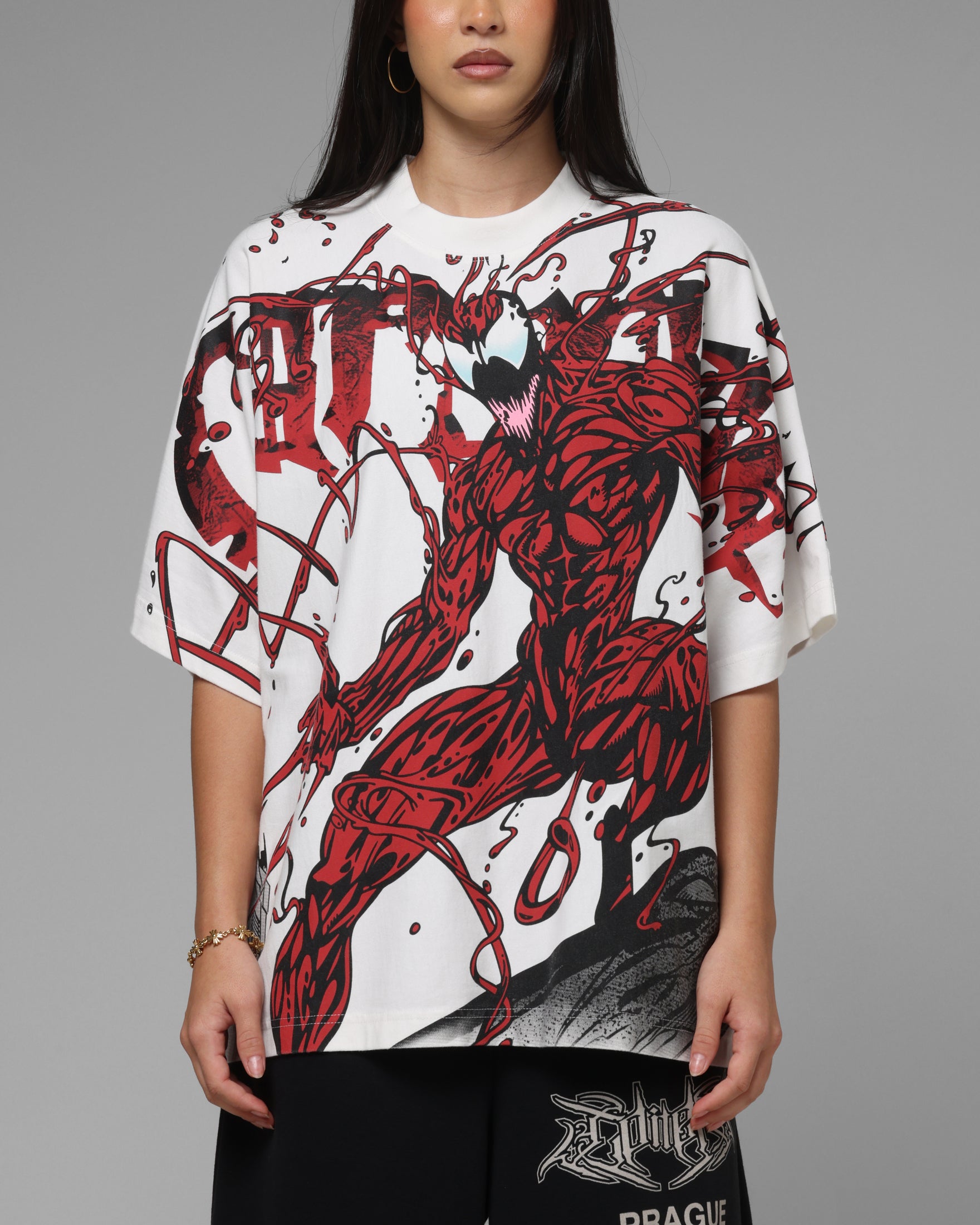 Loiter Marvel Spider-Man Carnage Boxy T-Shirt Off White | Culture