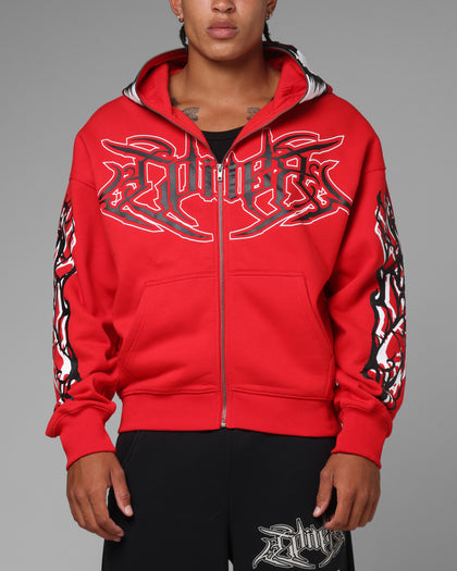 Loiter Marvel Spider-Man Carnage Zip Hoodie Red
