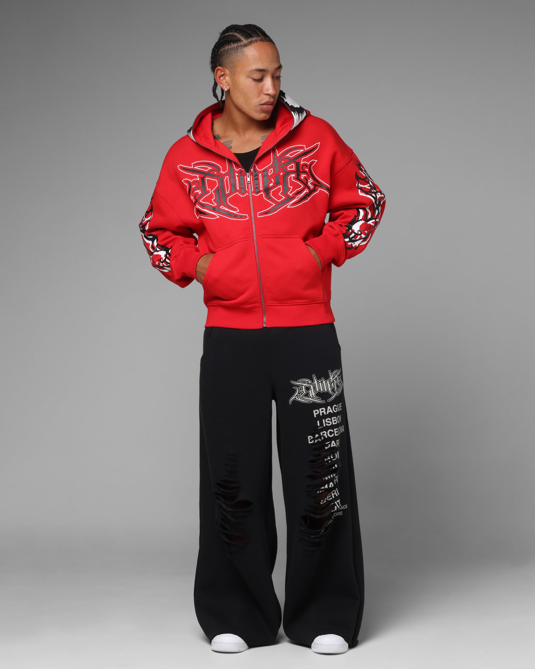 Loiter Marvel Spider-Man Carnage Zip Hoodie Red | Culture Kings US