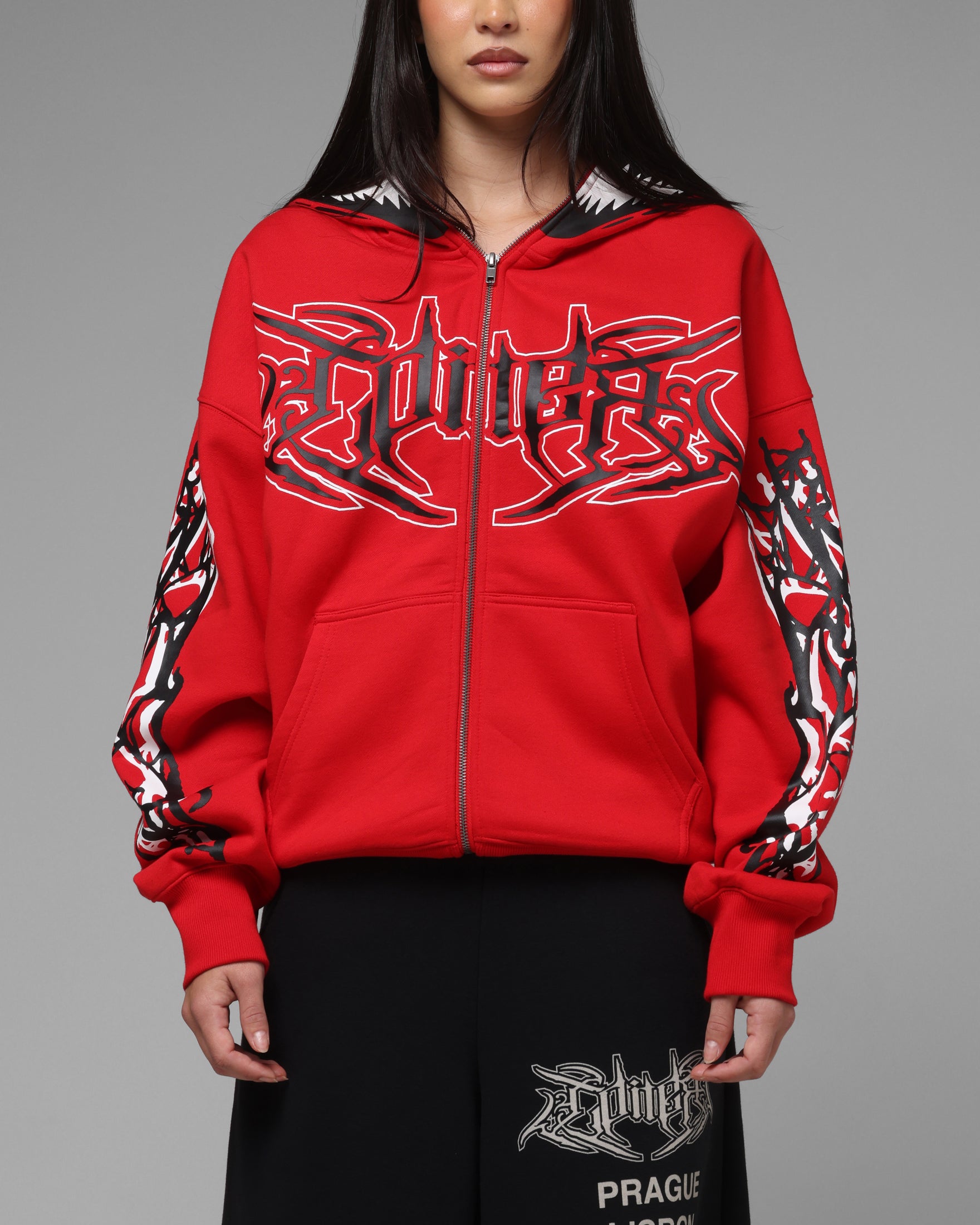 Loiter Marvel Spider-Man Carnage Zip Hoodie Red | Culture Kings US