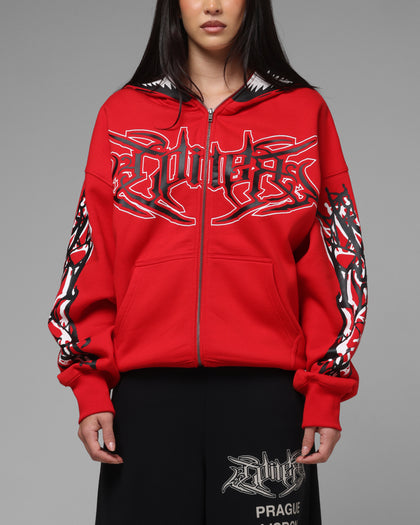 Loiter Marvel Spider-Man Carnage Zip Hoodie Red