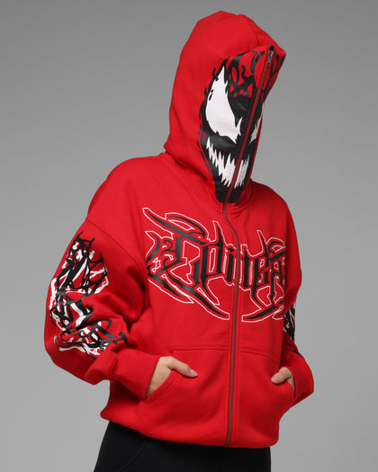Loiter Marvel Spider-Man Carnage Zip Hoodie Red