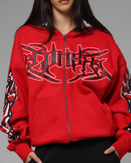 Loiter Marvel Spider-Man Carnage Zip Hoodie Red