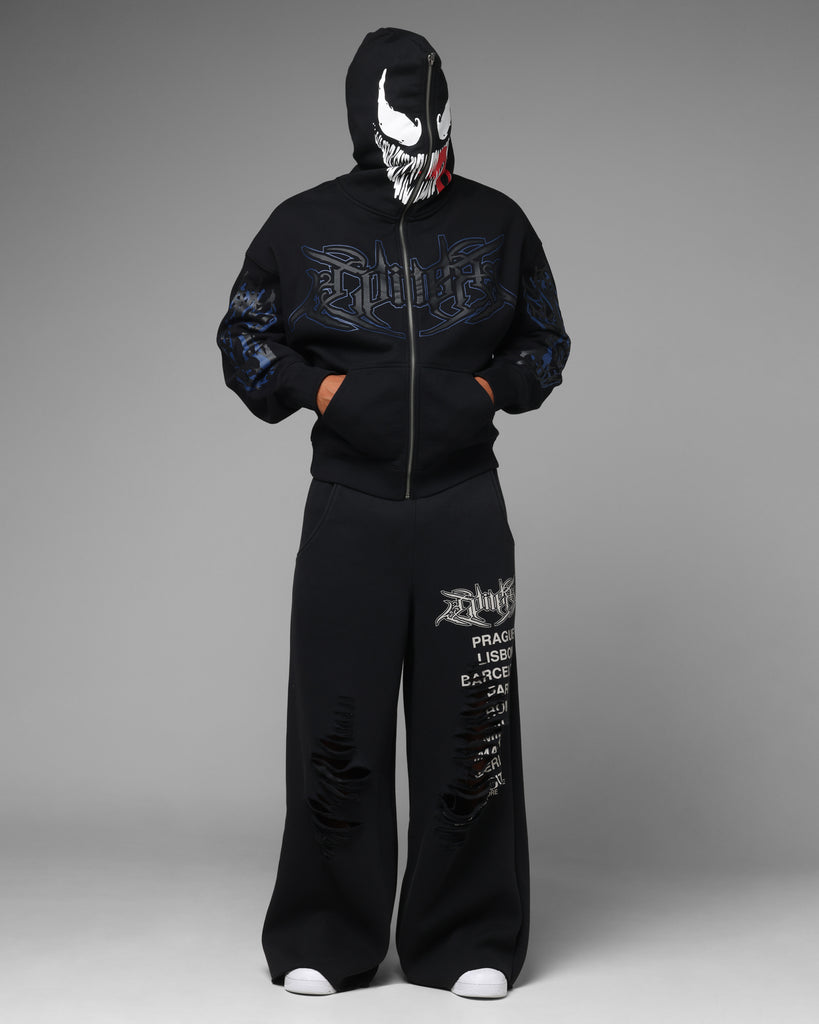 Loiter Marvel Venom Zip Through Hoodie Black | Culture Kings US