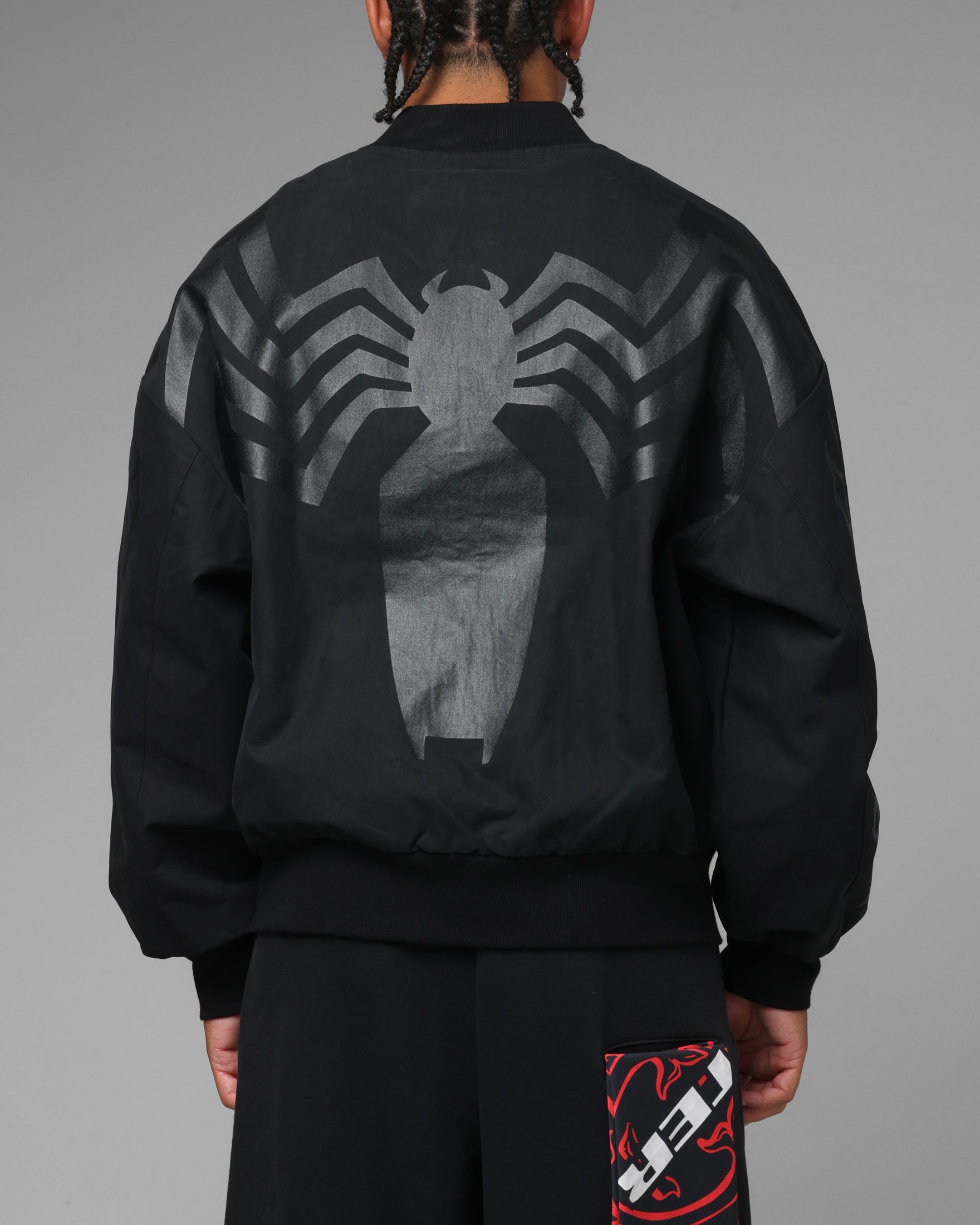 Loiter Marvel Symbiote Jacket Black | Culture Kings US