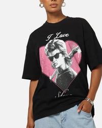 73Studio X Stranger Things I Love Steve Heavy T-Shirt Black