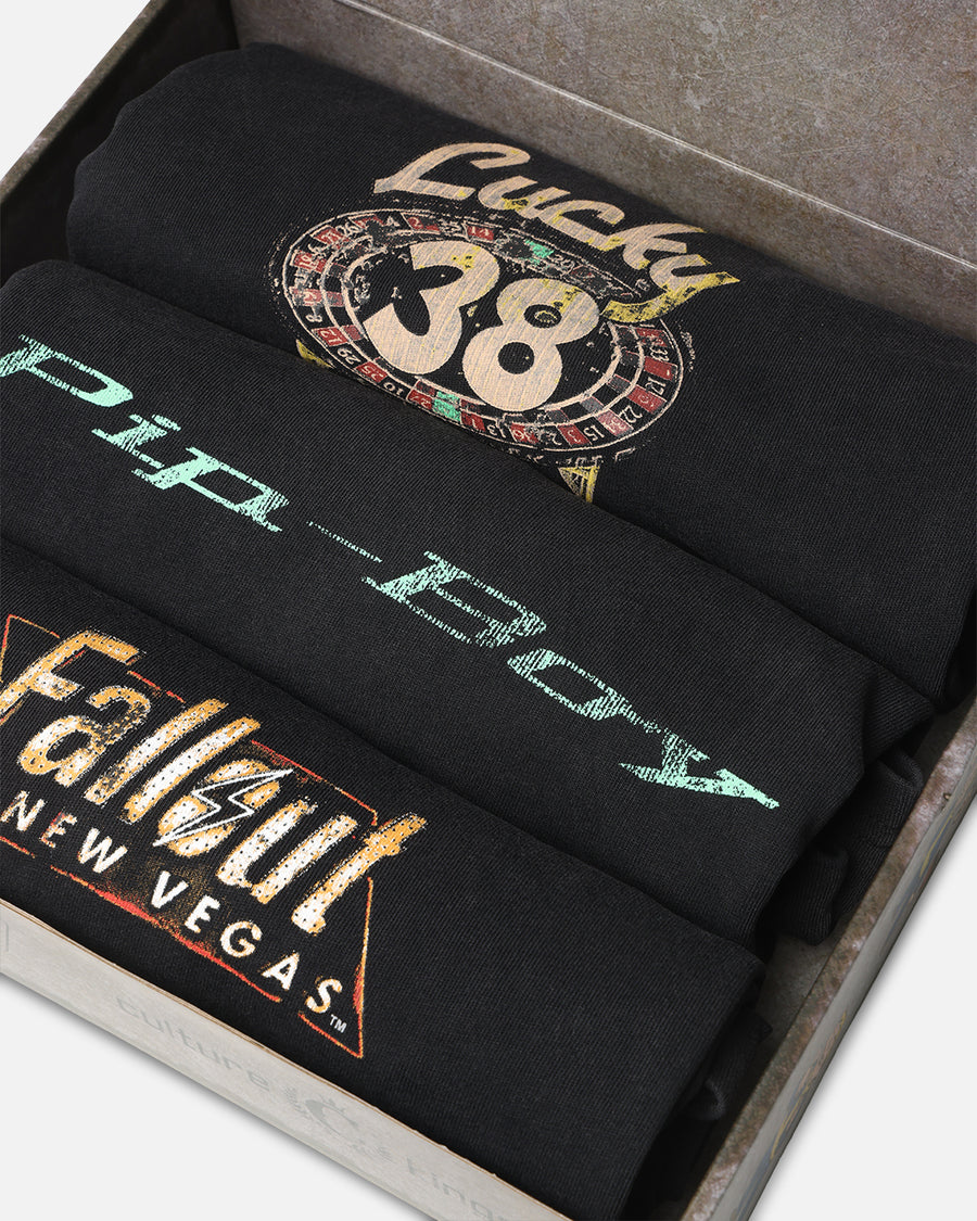lucky 38 card sleeves 73Studio X Fallout Gift Box Grey