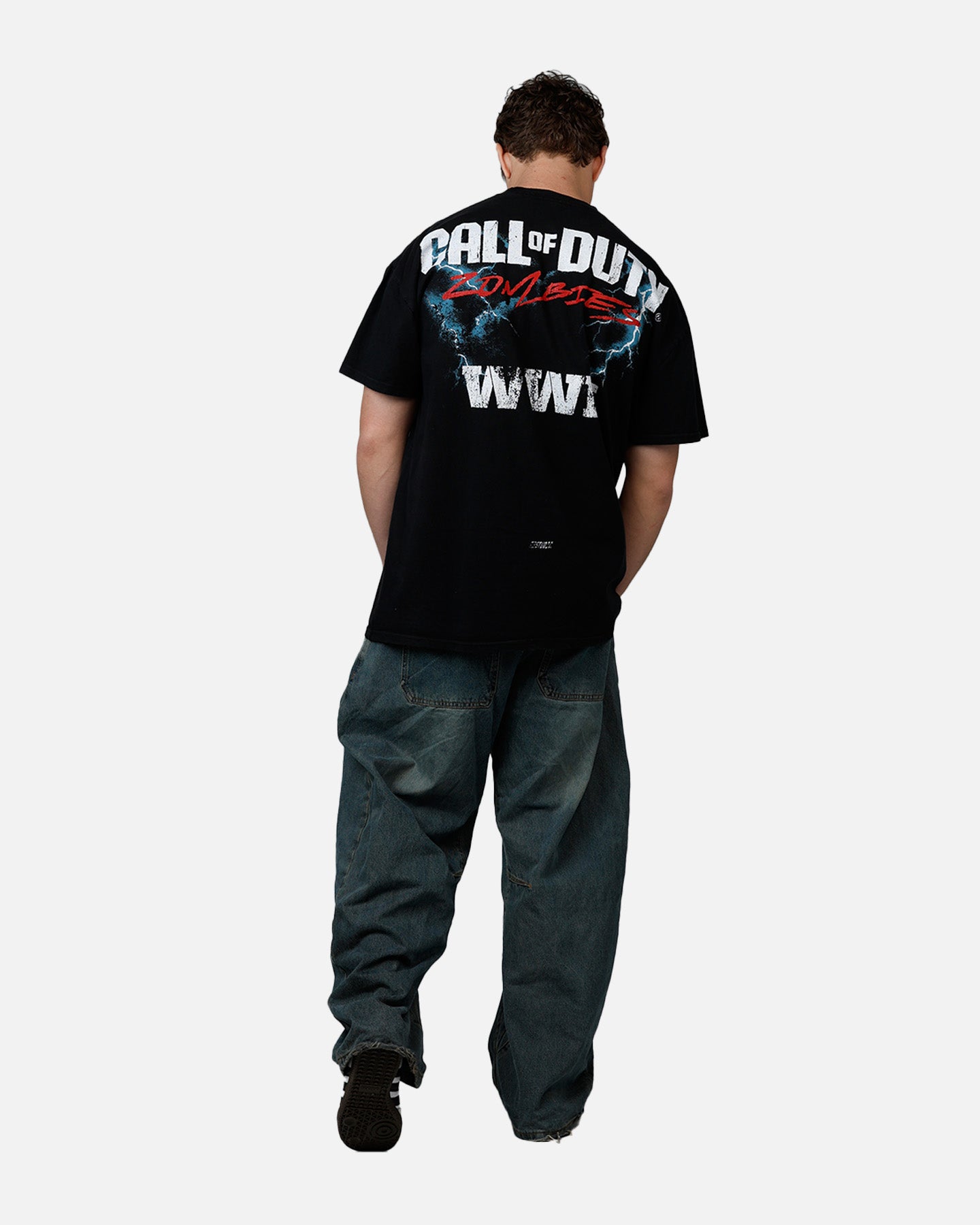 73 Studio X Call Of Duty WWII Tesla Zombies T-Shirt Black
