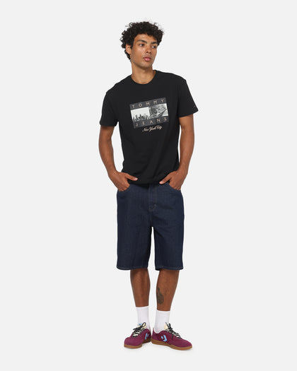 Tommy Jeans Photo Flag T-Shirt Black
