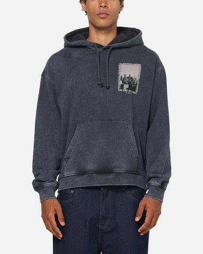 Tommy Jeans Washed Photo City Hoodie Black