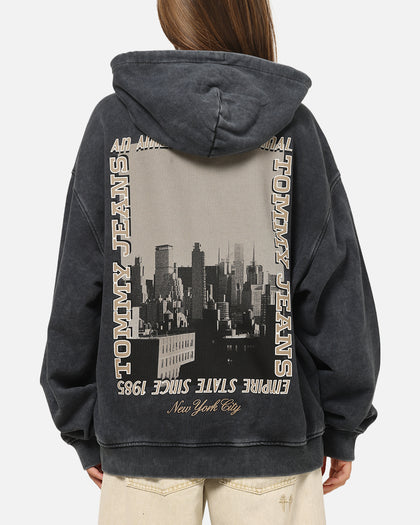 Tommy Jeans Washed Photo City Hoodie Black