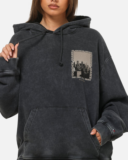 Tommy Jeans Washed Photo City Hoodie Black