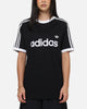 Adidas 3-Stripes Ringer T-Shirt Black
