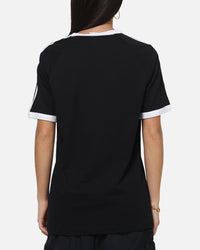 Adidas 3-Stripes Ringer T-Shirt Black