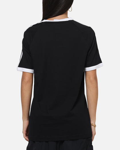 Adidas 3-Stripes Ringer T-Shirt Black