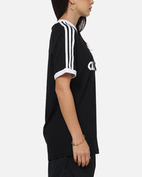 Adidas 3-Stripes Ringer T-Shirt Black