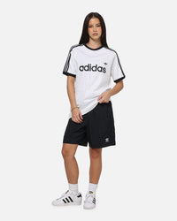 Adidas 3-Stripes Ringer T-Shirt White