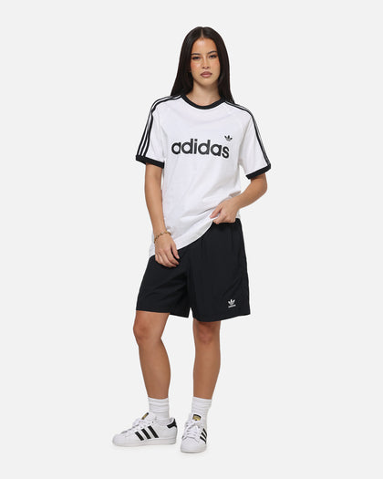 Adidas 3-Stripes Ringer T-Shirt White