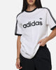 Adidas 3-Stripes Ringer T-Shirt White