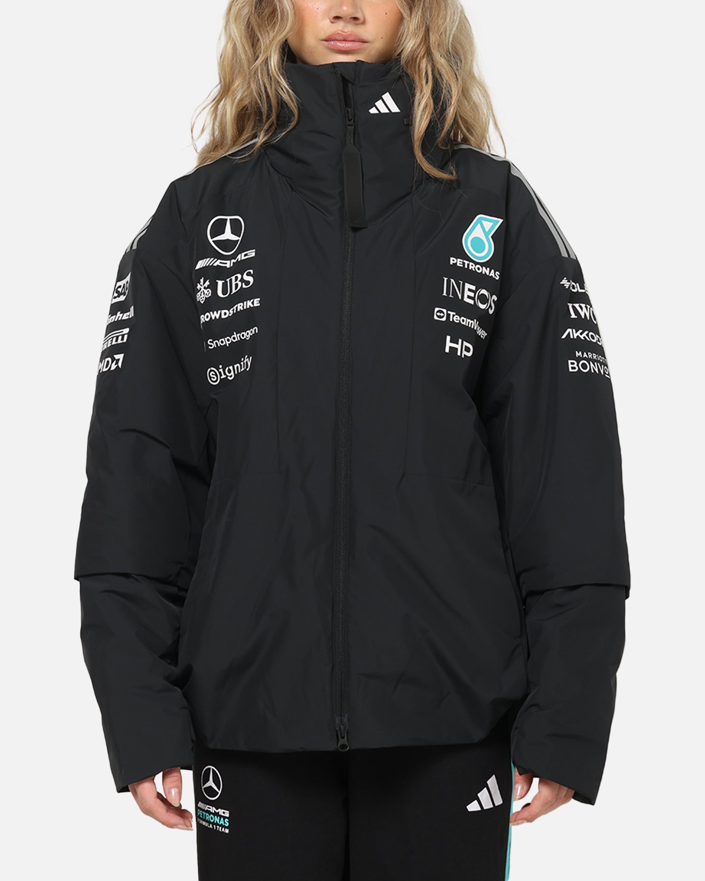 Adidas Mercedes-AMG Petronas Formula 1 Team Engineers Jacket Black