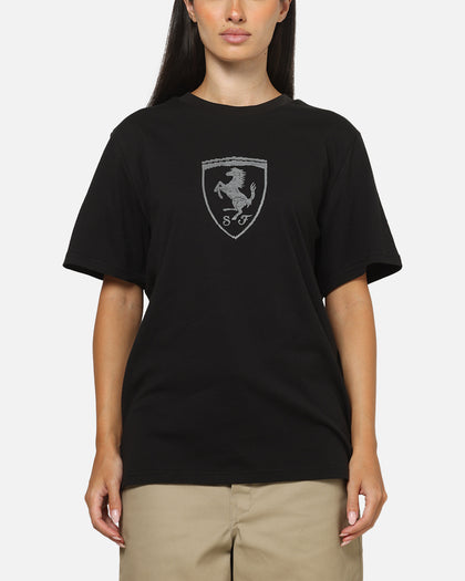 Puma X Scuderia Ferrari Tonal Shield T-Shirt Black
