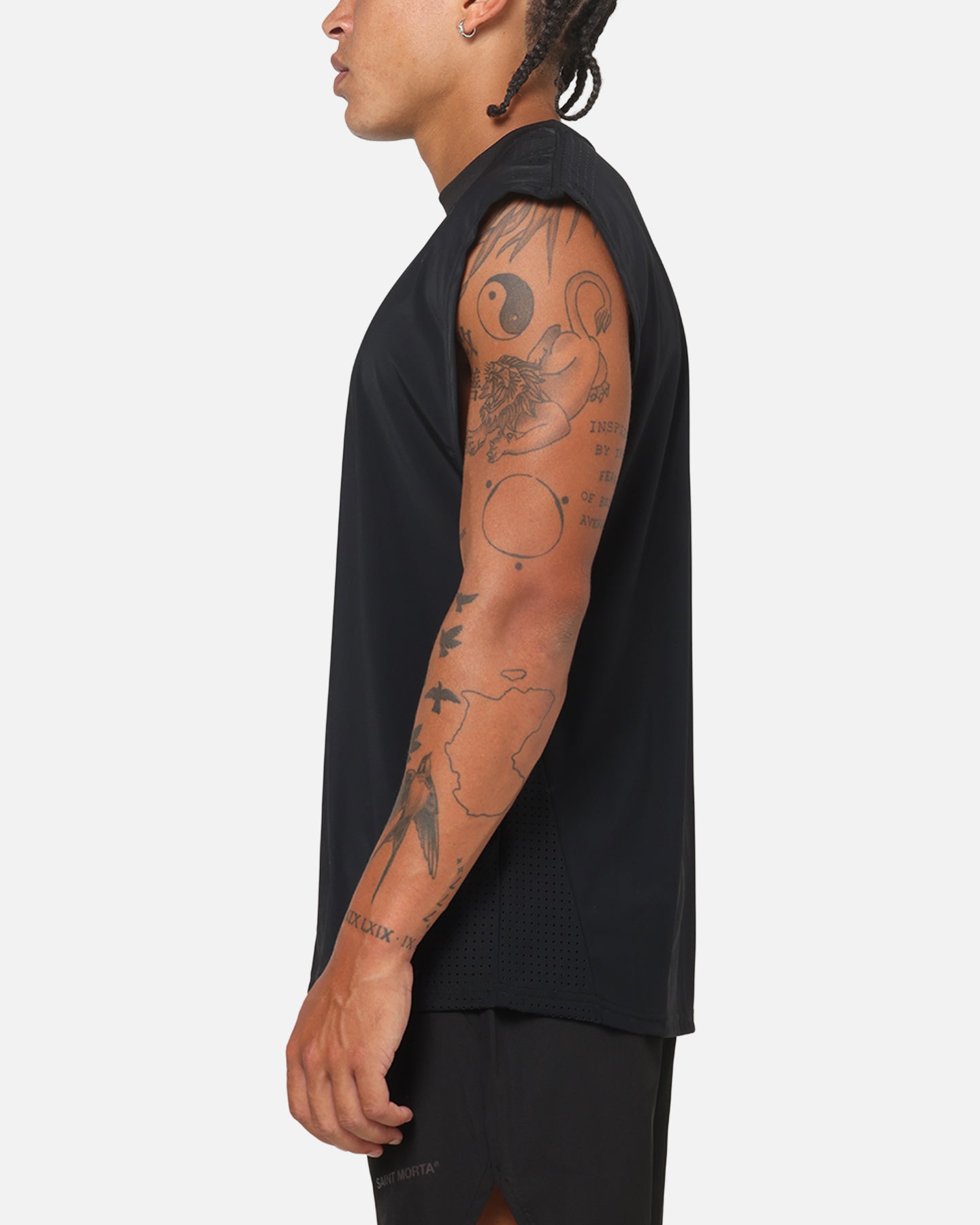 Saint Morta Athltc Training Singlet Black | Culture Kings US