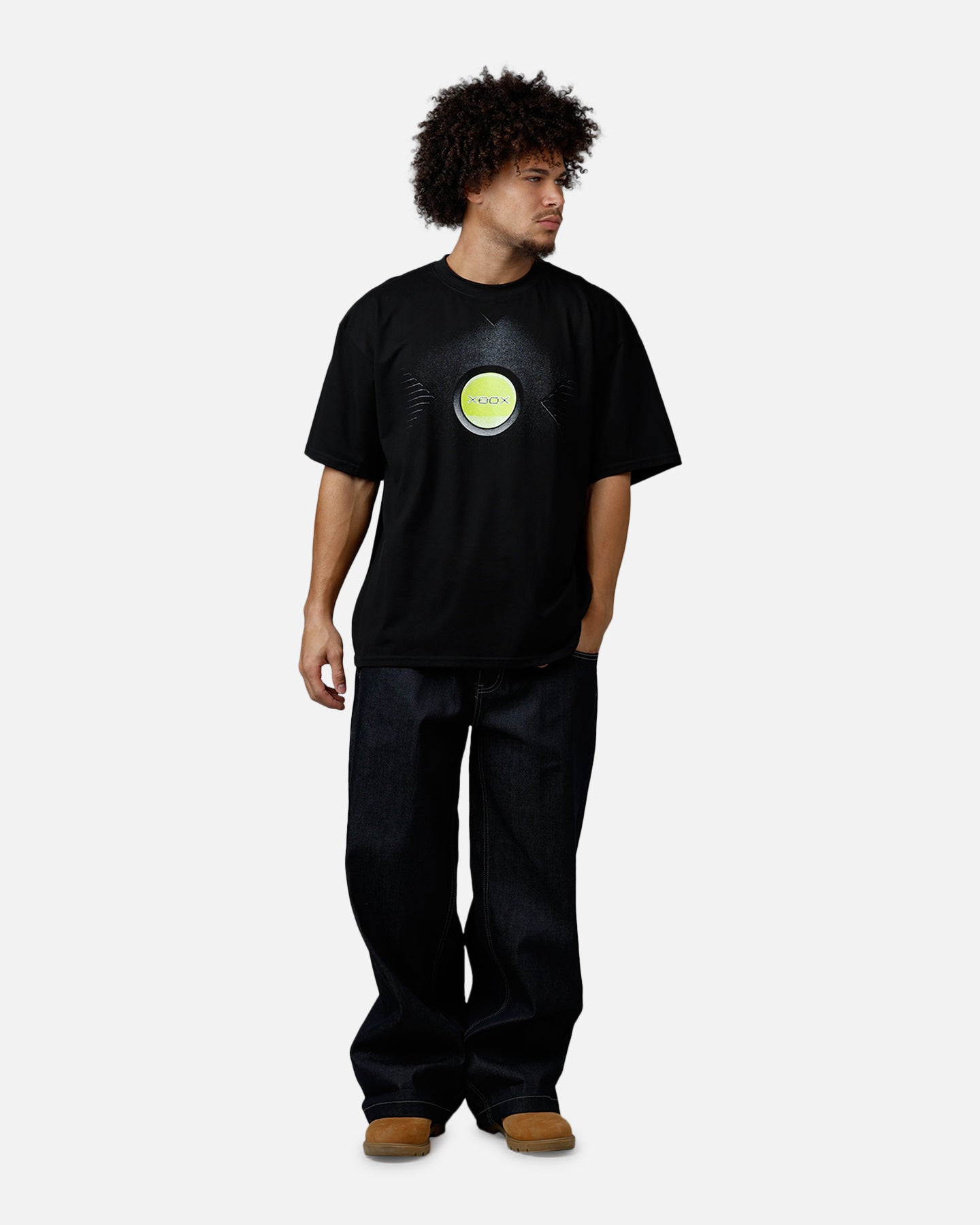 73Studio X Xbox 25th Anniversary Console T-Shirt Black | Culture