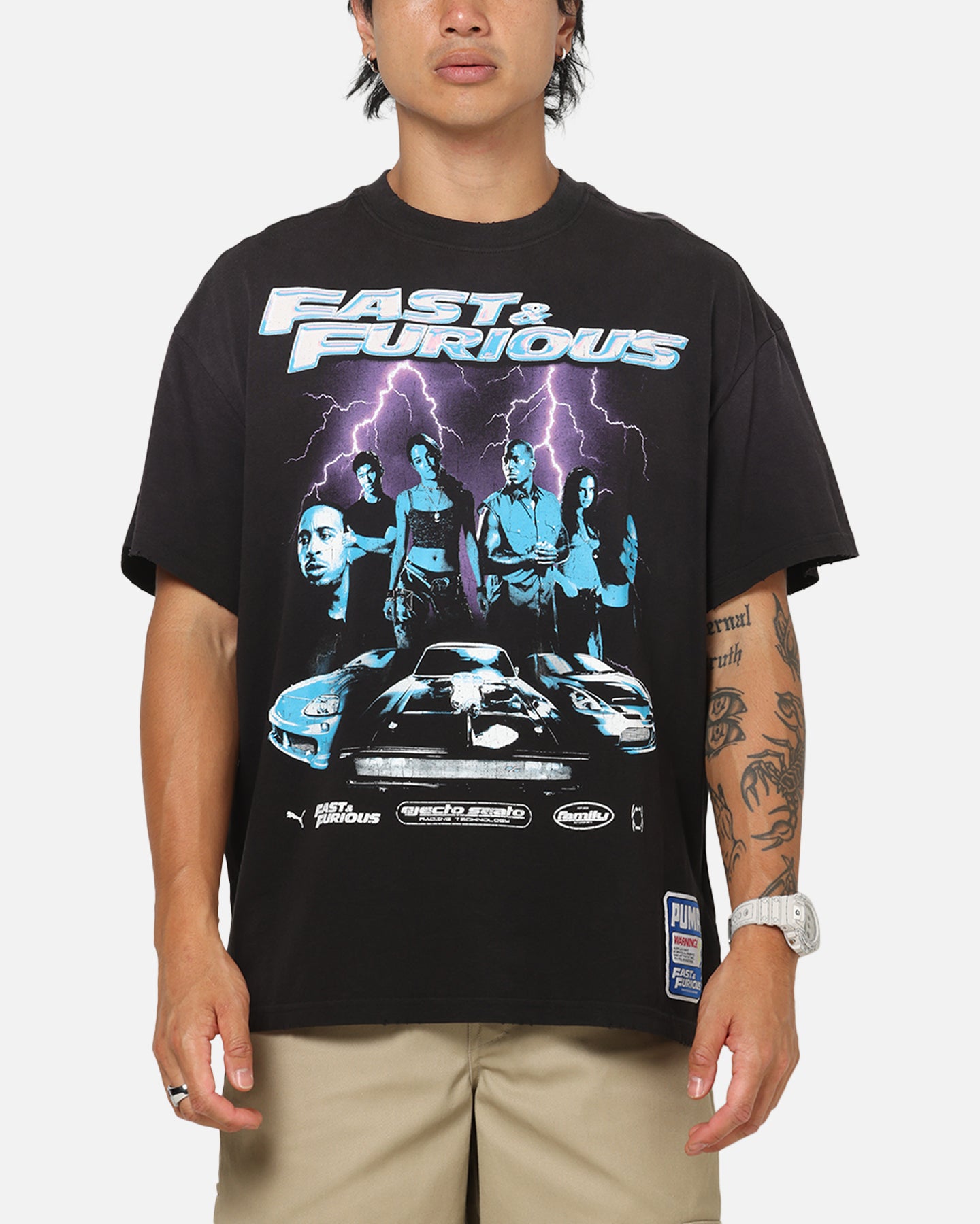 Puma X Fast & Furious II Basketball T-Shirt Black | Culture Kings US