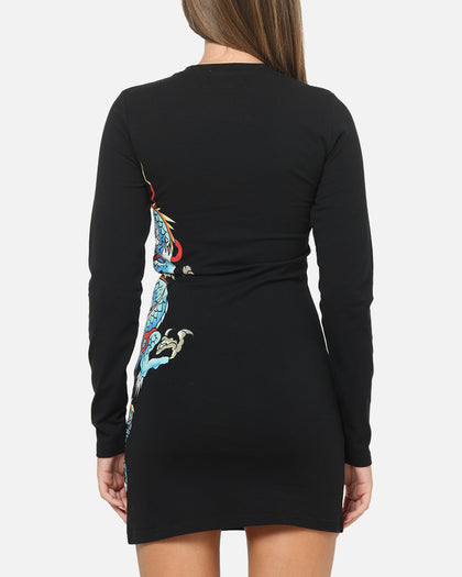 Ed Hardy Women's Dragon Long Sleeve Mini Dress Black | Culture Kings US Ed Hardy Women's Dragon Long Sleeve Mini Dress Black | Culture Kings US