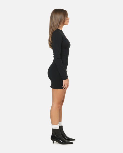 ed hardy dress black Ed Hardy Women's Dragon Long Sleeve Mini Dress Black